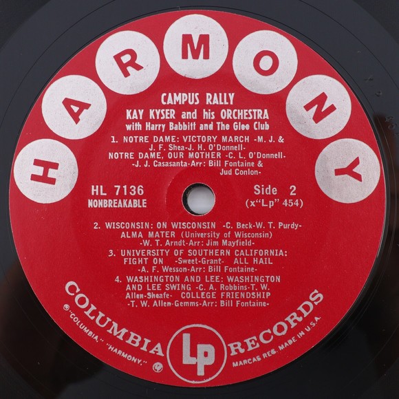Kay Kyser & His Orchestra w/ Harry Babbitt The Glee Club Campus Rally LP Record - Picture 10 of 15